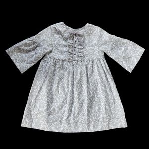 Kelly's Kids Cassidy Damask Print Dress Size 4-5